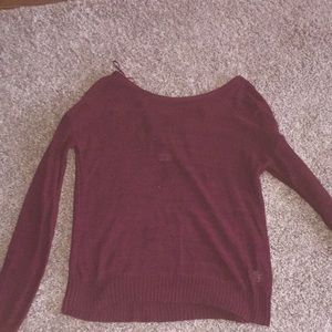 Crisscross sweater